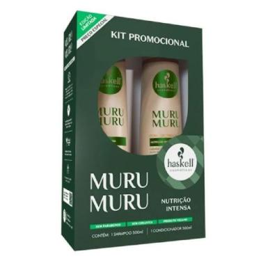 Imagem de Shampoo e Condicionador Haskell Muru Muru 500ml + 500ml