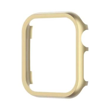 Imagem de Capa Protetora De Alumínio Dourado Para Apple Watch SE Série 10 9 8 7 