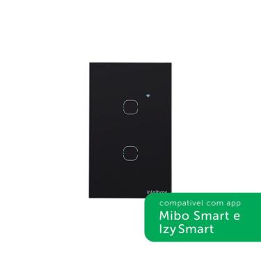 Imagem de Interruptor Smart Wi-Fi Touch EWS 1002 com Controle Remoto Via Aplicativo e Comandos de...