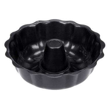 Imagem de Forma para Bolo e Pudim 25CM Furo Central para Assar em Alumínio com Revestimento Antia...