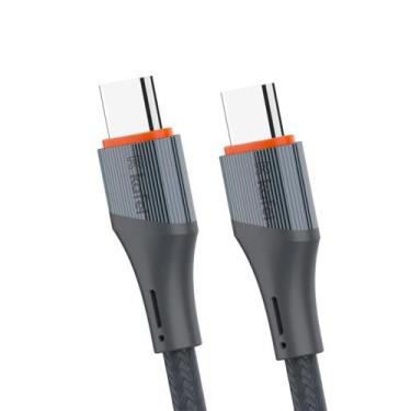 Imagem de Cabo Kafei USBC para USBC Turbo 65W 2M Nylon Trançado para Controle Or