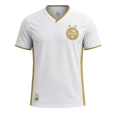 Imagem de Camisa Bahia Símbolo Gold - Masculino Tamanho:GCor:Branco - Natural, G