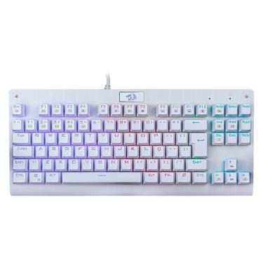 Imagem de Teclado Mecânico Gamer Redragon Dark Avenger K568W, RGB, Switch Outemu MK2 Blue, ABNT2,...
