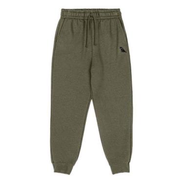 Imagem de Calça Básica para Menino em Moletom Quimby, Verde