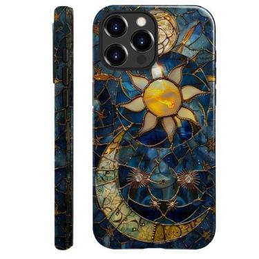 Imagem de Capa de celular compatível com iPhone 14 Pro, à prova de choque Moon S