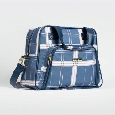 Imagem de Bolsa de Maternidade Hug Média Noruega Azul Marinho, Azul