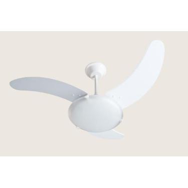 Imagem de Ventilador Teto Aura Branco com Controle Remoto Tron 127V, 110V