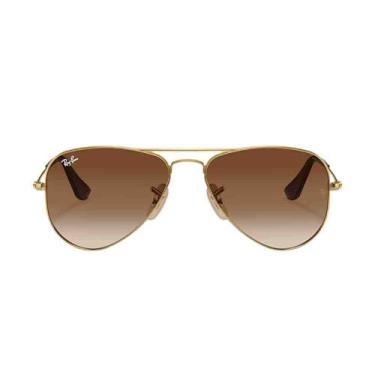 Imagem de Óculos de Sol RayBan Junior Aviator Dourado 0RJ9506S223/1352 - RAY BAN