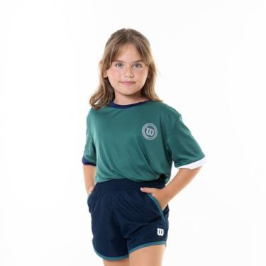 Imagem de Short Feminino Infantil Wilson Tour, M-10