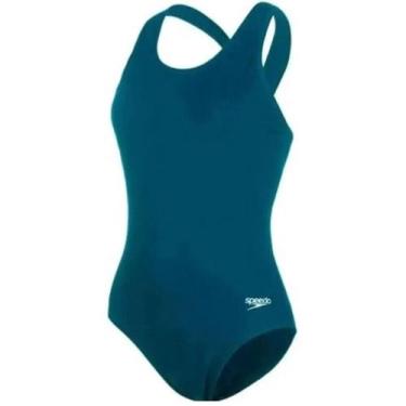 Imagem de Maiô Speedo Racerback - 020438 - Azul Petroleo, Azul petróleo, G3
