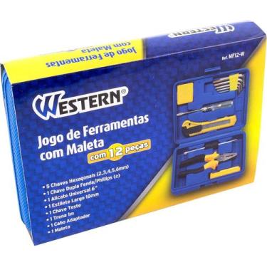 Imagem de Maleta Ferramenta 12 Pcs Western