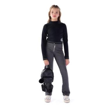 Imagem de Calça Legging Juvenil Feminina em Viscose Boca de Sino Menina Anjo 470