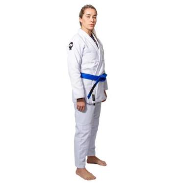 Imagem de Kimono de Jiu Jitsu Feminino KVRA Lovely Branco F4