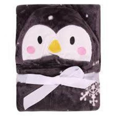 Imagem de Manta baby capuz pinguim Jolitex ref 60426