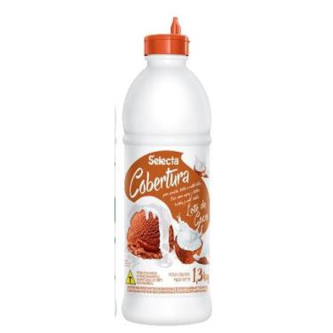 Imagem de cobertura de sorvete coco queimado - select