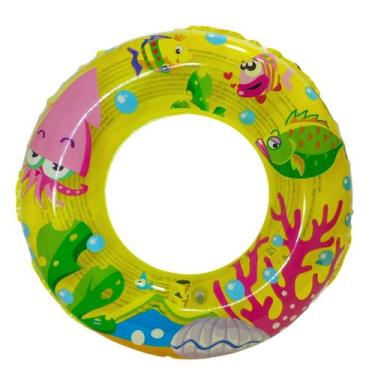 Imagem de Boia Infantil Inflável Estampa Fundo Do Mar Praia Piscina Unissex Prai