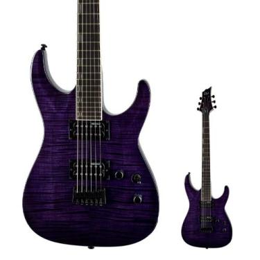 Imagem de Guitarra Super Strato Flamed Maple Top LTD H-200FM Roxo