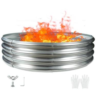 Imagem de Fogueira Redonda TBMLC 152 cm em Aço Galvanizado, 30 cm de Altura