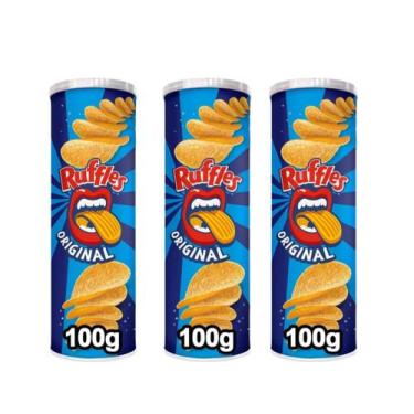 Imagem de Batata Ruffles Original Tubo 100g - 3 Unid - Elma Chips