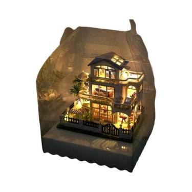 Imagem de Mini Kit De Iluminação Para Casa De Bonecas De Madeira Artesanal - Ace