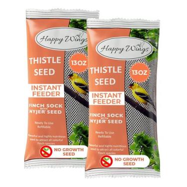 Imagem de Alimento para Pássaros Selvagens Happy Wings Sementes de Nyjer Cardo 3