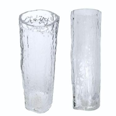 Imagem de Vaso Decorativo de Vidro CB5034 11x11x25CM Transparente Moment