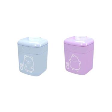 Imagem de Apontador Escolar Mini 415 com Depósito Cores Pastel CIS Unidade/Kit, 
