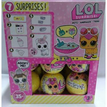 Imagem de Caixa De Boneca Lol Surprise Pets Serie 3 Original - Candide