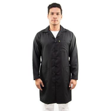 Imagem de Jaleco Masculino Manga Longa Gola Esporte Microsarja