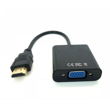 Imagem de Cabo Adaptador Conversor Hdmi Para Vga Com Saída P2 De Áudio