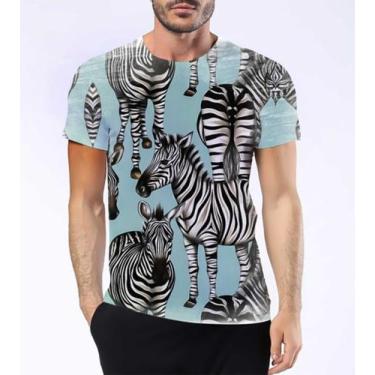 Imagem de Camisa Camiseta Zebra Animal África Preto E Branco Hd 5 - Estilo Krake