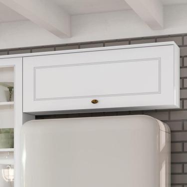 Imagem de Armário Aéreo 1 Porta Basculante 80cm Emily Henn Branco HP