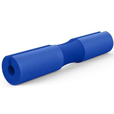 Imagem de AKT Almofada de agachamento Barbell - Almofada protetora para pescoço e ombro, ótima para agachamentos, pulmões, quadris, levantamento de peso e mais, 45 * 9 cm, azul