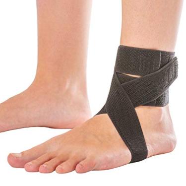 Imagem de Suporte de tornozelo para fascite plantar | Divisória com tira de calcanhar que se encaixa no calçado para suporte de tendinite peroneal, alívio da dor no arco do pé, PTTD, tendinite de Aquiles e torções (universal)