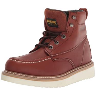Imagem de Wolverine Bota de trabalho masculina moc-toe 15 cm, Russet, 39