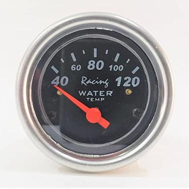 Imagem de Termômetro Automotivo Água DVR 40 a 120C 52mm Preto