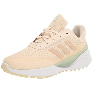 Imagem de adidas Sapato de golfe feminino W SUMMERVENT Tint/Bege mágico/Verde linho, 35, Matiz Ecru/Bege Mágico/Verde Linho