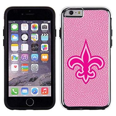 Imagem de Capa NFL New Orleans Saints Football Pebble Grain Feel No Wordmark para iPhone 6, rosa