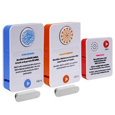 Imagem de Mirac Conjunto automático Audible Dua para entrar e sair de casa, banheiro e Grace Before Meal. 3 peças