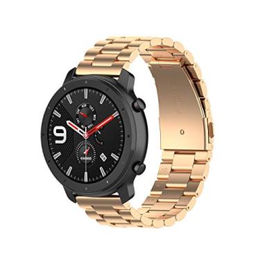 Imagem de Pulseira extra para Xiaomi Huami Amazfit GTR 47MM (Rose Gold 3 elos)