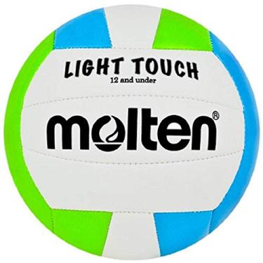 Imagem de Molten MS240-3 Light Touch Voleibol, verde/azul/branco, 12 e menos/230 ml
