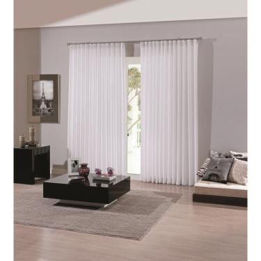 Imagem de Cortina Inove Duplex Bellini para Trilho Suisso 5,40 x 3,00m Branco - Bella Janela