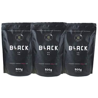 Imagem de KIT COM 3 PACOTE 500G DE ERVA MATE PARA TERERÉ BLACK ERVA (Cereja Ice)