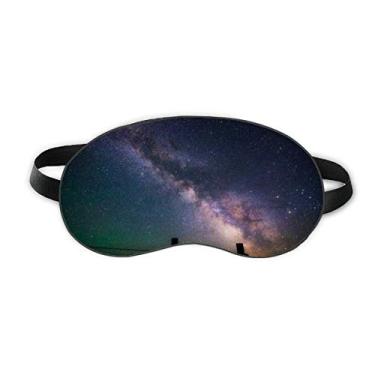 Imagem de Purple Dark Stars Galaxy Sleep Eye Shield Soft Night Vlindfold Shade Cover