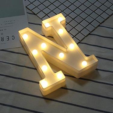 Imagem de Número de placa de casa flutuante 3D DIY branco letra de plástico luz LED letreiro alfabeto lâmpada noturna para decoração de ambientes internos e externos