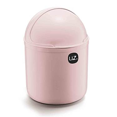 Imagem de Lixeira Para Pia Cozinha Cesto De Lixo 4 Litros Plástico Uz cor:Rosa