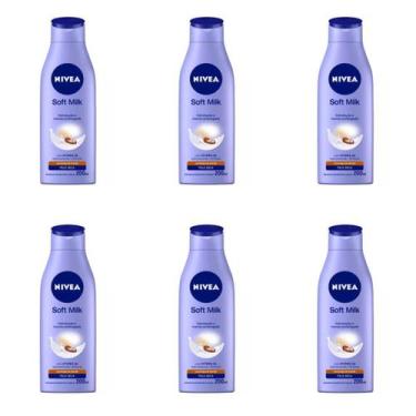 Imagem de Kit C/06 Nivea Body Soft Milk Loção Hidratante 200ml