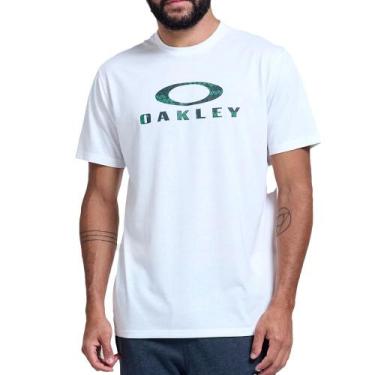 Imagem de Camiseta Oakley O'classics Logo Wt23 Masculina Branco