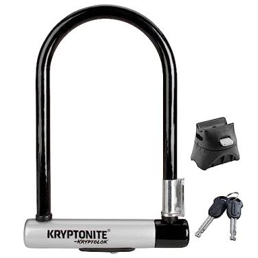 Imagem de Kryptonite New-U Kryptolok Série 2 ATB Trava de bicicleta resistente com suporte FlexFrame de transporte, preto, 12,7 cm x 22,8 cm 12,7 mm