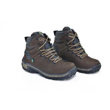 Imagem de Bota Adventure Couro Masculina Cano Alto Conforto Trilha-Masculino